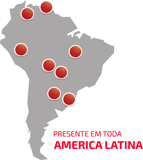 Presente em toda America Latina